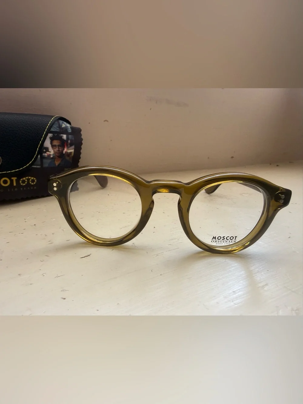 MOSCOT Unisex Keepe Olive brown Frames